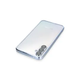 Newface Samsung Galaxy A34 5G Kılıf Razer Lensli Silikon - Açık Mavi