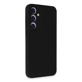 Newface Samsung Galaxy A35 5G Kılıf Nano Içi Kadife Silikon - Siyah