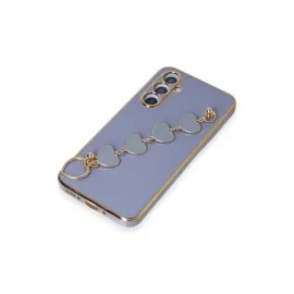 Newface Samsung Galaxy A54 5G Kılıf Esila Silikon - Gri