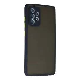 Newface Samsung Galaxy A72 Kılıf Montreal Silikon Kapak - Lacivert