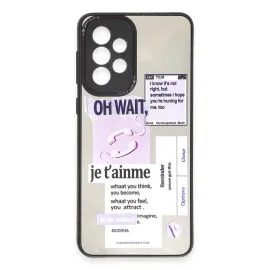 Newface Samsung Galaxy A73 5G Kılıf Mirror Desenli Kapak - Mirror - 4