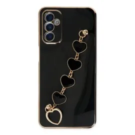Newface Samsung Galaxy M23 Kılıf Esila Silikon - Siyah