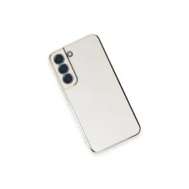Newface Samsung Galaxy S21 Kılıf Volet Silikon - Beyaz