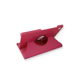 Newface Samsung Galaxy Tab A9 Kılıf 360 Tablet Deri Kılıf - Pembe