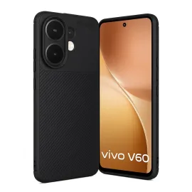 Newface Vivo V60 5G Auto Focus Karbon Kapak - Siyah