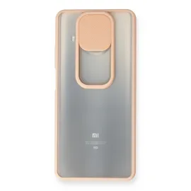 Newface Xiaomi Mi 10T Lite Kılıf Palm Buzlu Kamera Sürgülü Silikon - Pembe