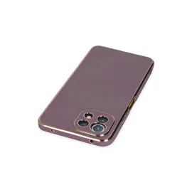 Newface Xiaomi Mi 11 Lite Kılıf Volet Silikon - Mor