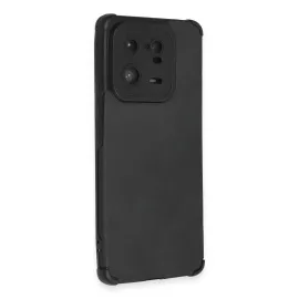 Newface Xiaomi Mi 13 Pro Kılıf Loop Deri Silikon - Siyah