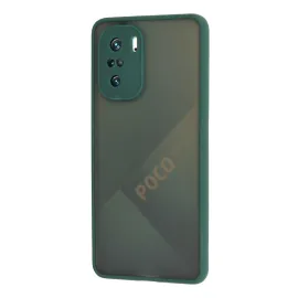 Newface Xiaomi Poco F3 Kılıf Montreal Silikon Kapak - Yeşil