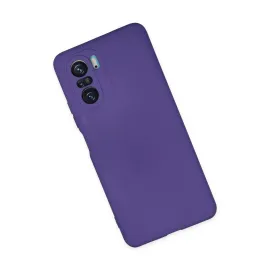 Newface Xiaomi Poco F3 Kılıf Nano Içi Kadife Silikon - Mor