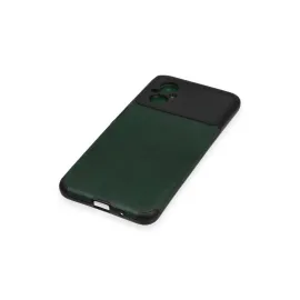 Newface Xiaomi Poco M5 Kılıf Loop Deri Silikon - Yeşil