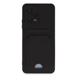 Newface Xiaomi Poco X5 5G Kılıf Kelvin Kartvizitli Silikon - Siyah