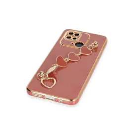 Newface Xiaomi Redmi 10C Kılıf Esila Silikon - Kırmızı