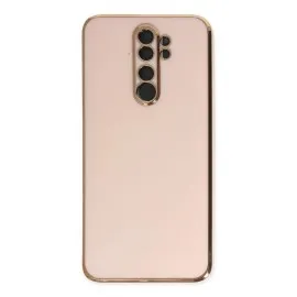 Newface Xiaomi Redmi Note 8 Pro Kılıf Volet Silikon - Pembe