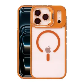 Joko Apple Iphone 17 Pro Remim Lensli Magsafe Standlı Kapak - Turuncu