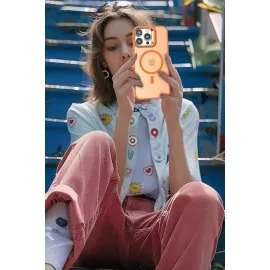 Joko Iphone 16 Flet Lens Magsafe Kapak - Siyah