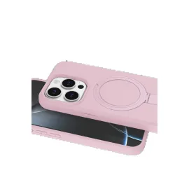 Newface Apple Iphone 15 Pro Max Regal Magsafe Standlı Kapak - Açık Pembe