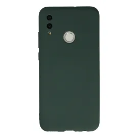 Newface Huawei P Smart 2019 Kılıf Nano Içi Kadife Silikon - Koyu Yeşil