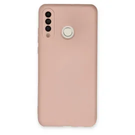 Newface Huawei P30 Lite Kılıf Nano Içi Kadife Silikon - Pudra