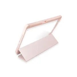 Newface iPad 10.2 (7.nesil) Kılıf Kalemlikli Hugo Tablet Kılıfı - Rose Gold