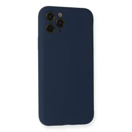 Newface Iphone 11 Pro Kılıf Nano Içi Kadife Silikon - Lacivert