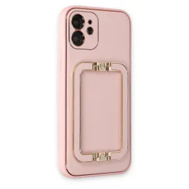 Newface Iphone 12 Kılıf Coco Elit Kapak - Pembe