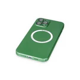 Newface Iphone 12 Pro Kılıf Jack Magneticsafe Lens Silikon - Yeşil
