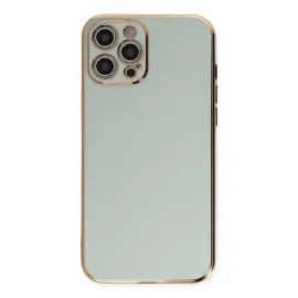 Newface Iphone 12 Pro Max Kılıf Volet Silikon - Açık Yeşil