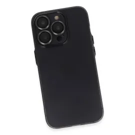 Newface Iphone 13 Pro Kılıf Luko Lens Silikon - Siyah
