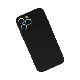 Newface Iphone 13 Pro Max Kılıf Nano Içi Kadife Silikon - Siyah