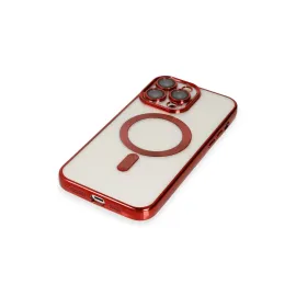 Newface Iphone 14 Pro Kılıf Kross Magneticsafe Kapak - Kırmızı