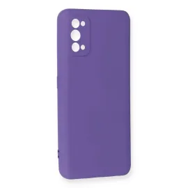 Newface Realme 7 Pro Kılıf Nano Içi Kadife Silikon - Mor