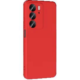 Newface Realme C75 4G First Silikon - Kırmızı