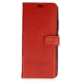 Newface Samsung Galaxy A06 Kılıf Trend S Plus Kapaklı Kılıf - Kırmızı