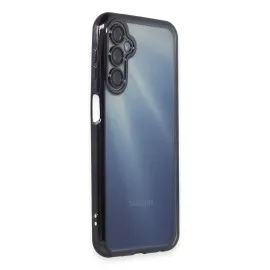 Newface Samsung Galaxy A15 4G Kılıf Razer Lensli Silikon - Mor