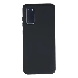 Newface Samsung Galaxy S20 Kılıf Nano Içi Kadife Silikon - Lacivert