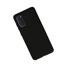 Newface Samsung Galaxy S20 Kılıf Nano Içi Kadife Silikon - Siyah