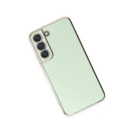 Newface Samsung Galaxy S22 Plus Kılıf Volet Silikon - Açık Yeşil