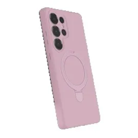 Newface Samsung Galaxy S24 Ultra Regal Magsafe Standlı Kapak - Açık Pembe