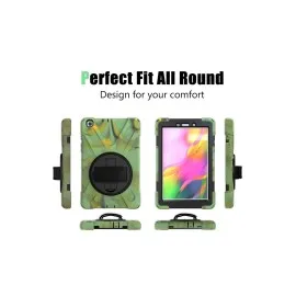 Newface Samsung Galaxy T290 Tab A 8 Kılıf Amazing Tablet Kapak - Kamuflaj