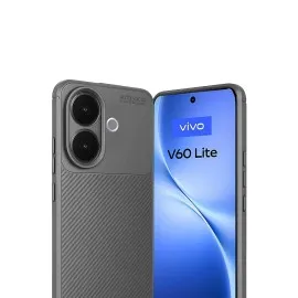 Newface Vivo V60 Lite Auto Focus Karbon Kapak - Gri