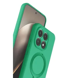 Newface Xiaomi Mi 15T Regal Magsafe Standlı Kapak - Yeşil