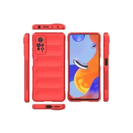 Newface Xiaomi Redmi Note 11 Pro Kılıf Optimum Silikon - Kırmızı