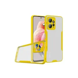 Newface Xiaomi Redmi Note 12 4G Kılıf Platin Silikon - Sarı