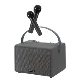 Konfulon F31 50W Sürücülü 2 Adet Mikrofonlu Bt 5.2 Kablosuz Hoparlör - Siyah