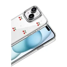 Newface Apple iPhone 14 Fiyonk Desenli Kapak - Desen 9