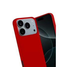 Newface Apple Iphone 17 Pro Max First Silikon - Kırmızı