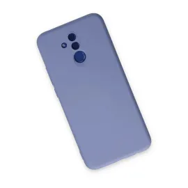 Newface Huawei Mate 20 Lite Kılıf Nano Içi Kadife Silikon - Lila