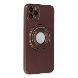 Newface Iphone 12 Pro Kılıf Lukka Magneticsafe Kapak - Kahverengi