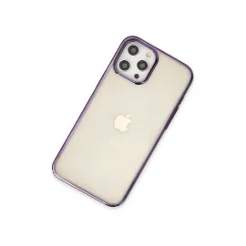 Newface Iphone 12 Pro Max Kılıf Element Silikon - Mor